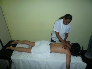 Soledad con Paciente Masaje Energetico